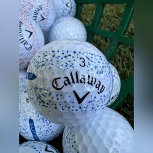 36 Callaway Supersoft Splatter 360 Used Golf Balls 5A And 4A